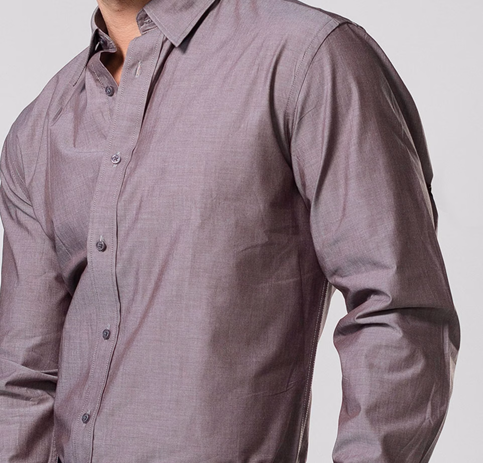 Camisa Algodón Café - Image 2