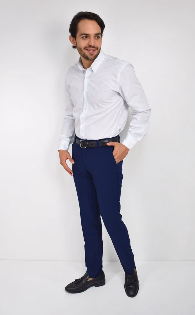 Camisa Blanca Lineas - Image 4