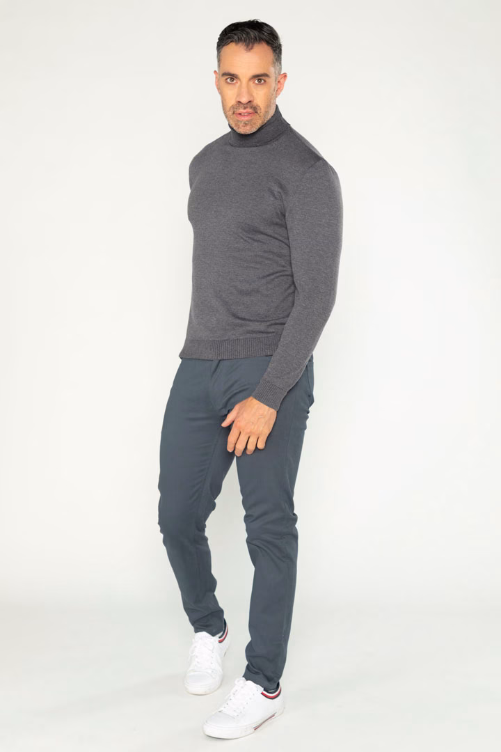 Sweater Cuello Tortuga Algodón - Image 3